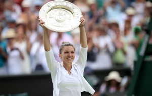 Đánh bại Serena, Halep lần đầu tiên bước lên “ngôi hậu” tại Wimbledon