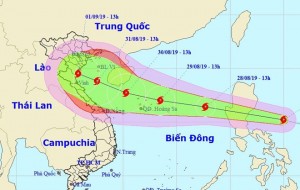 Yêu cầu ứng phó khẩn cấp với bão Podul đang vào Biển Đông