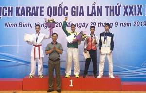 Giải vô địch Karate quốc gia năm 2019: Phú Yên đoạt 1 HCB