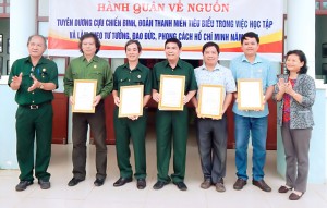 Hội Cựu chiến binh tỉnh: Học Bác bằng những việc làm cụ thể, thiết thực