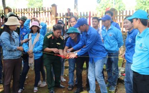 Khai mạc Hội trại thanh niên “Tiếp lửa truyền thống”
