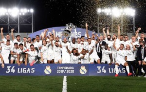 La Liga: Thắng trận thứ 10 liên tiếp, Real Madrid đăng quang xứng đáng