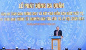 Phó Thủ tướng Trương Hòa Bình dự Lễ phát động Năm An toàn giao thông