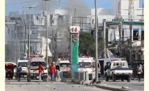 Các tay súng nghi là al Shabaab tấn công căn cứ quân sự Somalia