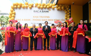 BAC A BANK khai trương Phòng giao dịch Sông Cầu