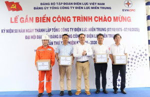 Đưa vào vận hành trạm biến áp 110kV Phú Hòa và đấu nối