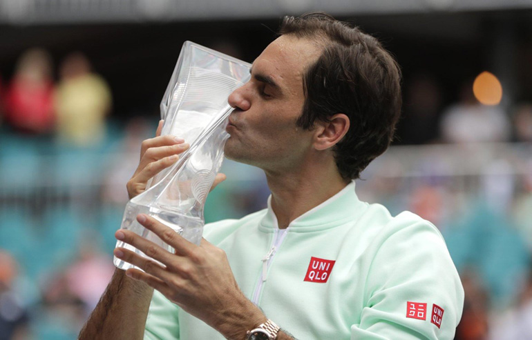 Giải quần vợt Miami Masters 2019: Federer lần thứ 4 lên ngôi vô địch