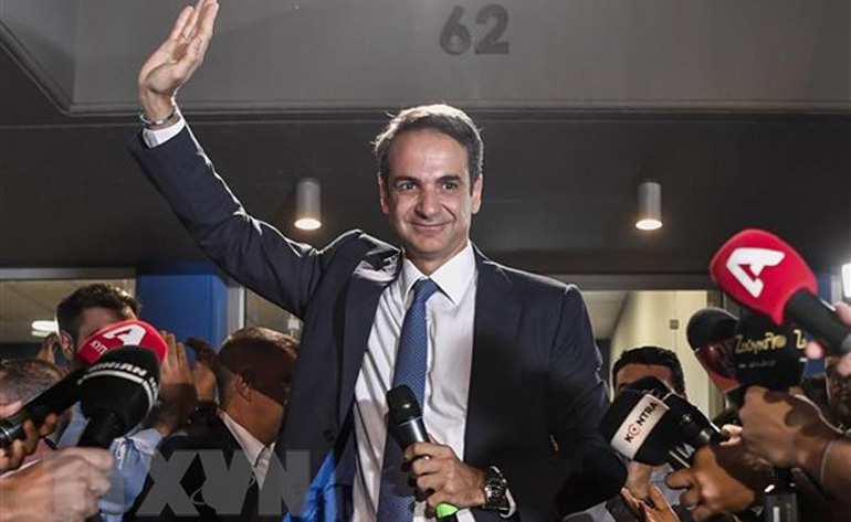 Hy Lạp: Thủ tướng đắc cử Kyriakos Mitsotakis cam kết thay đổi