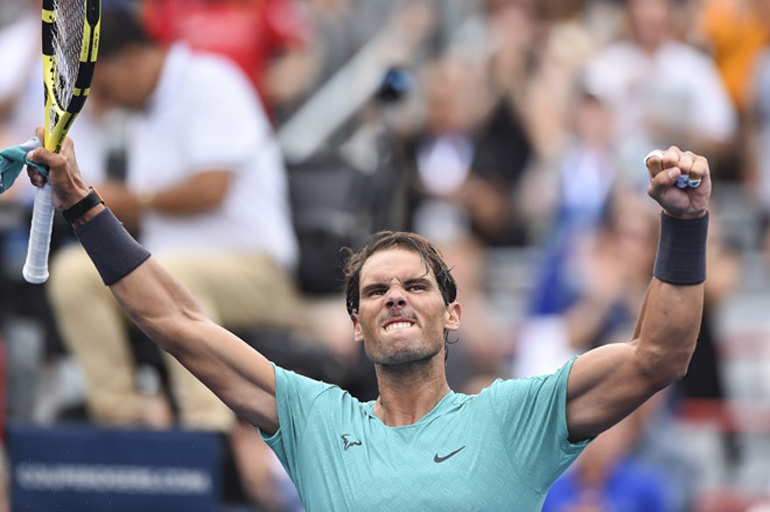 ĐKVĐ Nadal nhẹ nhàng vào tứ kết Rogers Cup 2019