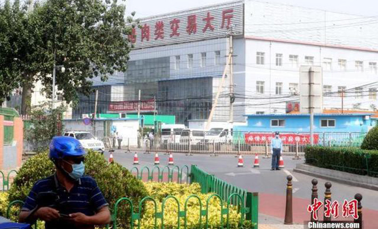 Chợ Tân Phát Địa trở thành ổ dịch COVID-19 mới ở Bắc Kinh (Trung Quốc)