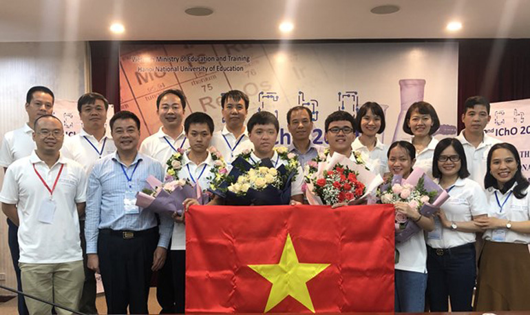 Việt Nam đạt thành tích kỷ lục tại Olympic Hóa học quốc tế 2020