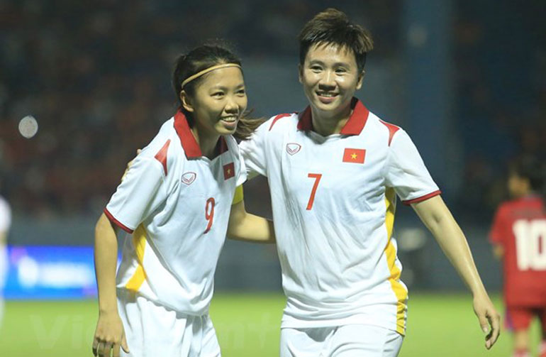 Đội tuyển nữ Việt Nam vào bán kết với ngôi đầu bảng môn bóng đá nữ SEA Games 31