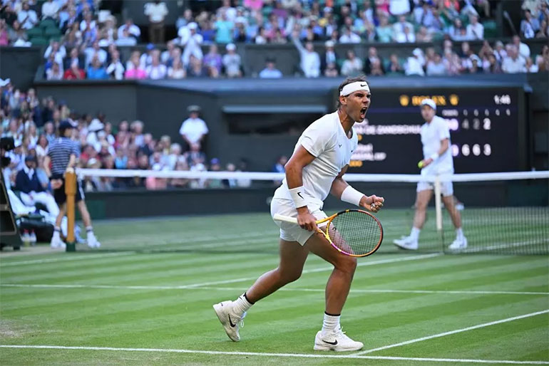 Wimbledon 2022: Nadal nhọc nhằn vào tứ kết, “hiện tượng” Harmony Tan dừng bước